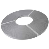 Grey PVC Covered Aluminium Tape 25mm x 3mm Per Metre